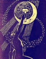 XX century, To the distant stars Linocut by Edmundas Žiauberis, 1968