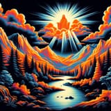 gods orange rays