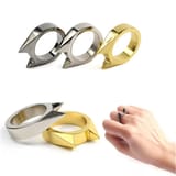 Weapon-ring-Finger-Survival-Safety-Fight-Emergency-EDC-Gear-Tool-Protect-knuckle-Women-Lady-Self-defence