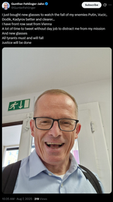 gunther new glasses