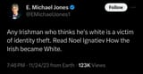 e michael jones loves noel ignatiev the marxist jew