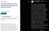A US soldier has been detained on suspicion of passing information about American Abrams tanks to Russia. 07-08-2025 US Justice Department, Taylor Adam Lee sent data