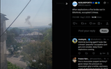 After explosions a fire broke out in Bilohirsk, occupied Crimea. 07-08-2025