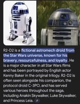 R2d2 has no penis interest