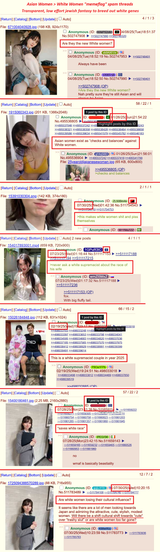 asian women white women