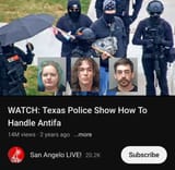California antifa in Texas