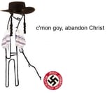 Rabbi jew anti-christ nudger