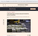 LME london metals nickel