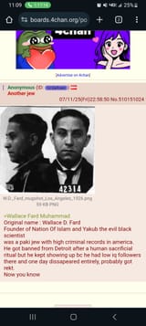 Nation of Islam Founder Wallace D Fard