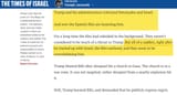 epstein trump times of israel blackmail1