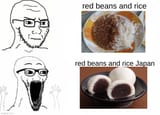 rice beans japan