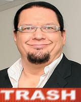 le trash man face