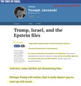 Israel Epstein Bot Farm Spam