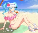 MikuOnBeach