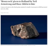 Fake moon rock 1