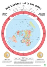 flat earth map