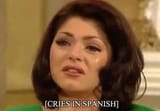 Consuela crying