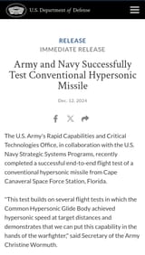 Black eagle test