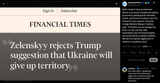 Baltic leaders have condemned efforts to pressure Ukraine into giving up territory, warning that Lithuania, Latvia, and Estonia could be next 09-08-2025 Financial Times, Estonian, Margus Tsahkna s