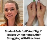 woman left right