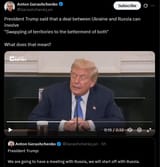 President Trump said that a deal between Ukraine and Russia can involve 08-08-2025 &#039;Swapping of territories to the betterment of both&#039; What does that mean HD