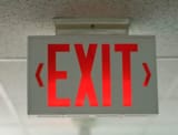 American Fire Exit Sign