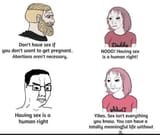 a human right but only for me