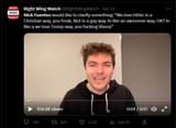 Nick Fuentes - Right Wing Watch - we love Hitler in a Christian way - Hitler is cool FN
