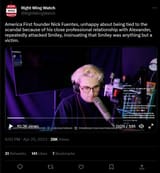 Nick Fuentes - Right Wing Watch - Smiley FN