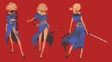 arrianne sheet new blue dress