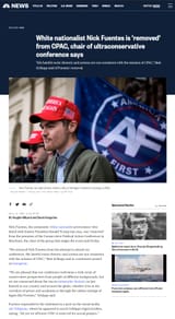 Nick Fuentes - Right Wing Watch - Says America is evil FN