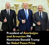 In a rare moment of unity, Armenia and Azerbaijan have jointly praised U.S. President Donald Trump for helping broker a historic peace agreement between the two nations.
