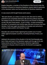 Bogdan Bezpalko, a member of the Presidium of the Council under the President of Russia 08-08-2025 called for genocide of UA nation, destruction of UA statehood HD
