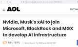 NVIDIA, Musk, MGX AI Blackrock