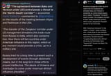 Russian propaganda outlet Sputnik claims the US-brokered deal between Baku and Yerevan is presented as a step toward peace 09-08-2025 reality threatens the North-South corridor