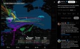 NATO reconnaissance aircraft activity over the Black Sea in July 2025. 10-08-2025