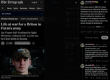 clarenafo 09-08-2025 This clown went to fight for russia, thinking he was defending &#039;Western civilisation&#039; &amp; war would give his sad life meaning P1