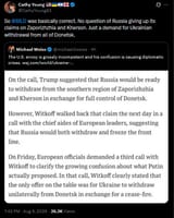 CathyYoung63 09-08-2025 So @BILD was basically correct. No question of Russia giving up its claims on Zaporizhzhia and Kherson. Just a demand