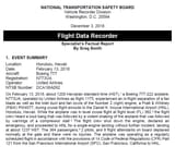 Flight Data Recorder