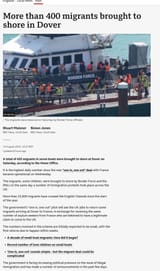 Screenshot 2025-08-10 at 19-59-53 More than 400 migrants brought to shore at Dover - BBC News