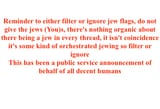no (You)s for jews