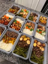 meal prep stock photo