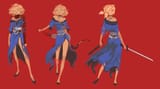 arrianne sheet new blue dress