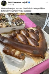 Challah bread B2 airplane bomber