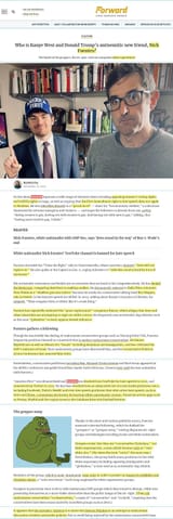 Fuentes-What’s Not To Like - Forward Jews Kvetching Nick America First