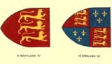 flag of Scotland and England