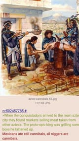 mexican aztec cannibals