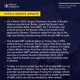Latest Defence Intelligence update on the situation in Ukraine – 05 March 2024. T-14 Armata, piece of Junk