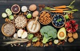 top-view-of-healthy-fresh-foods-free-photo
