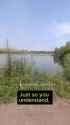 Russian soldiers filmed local residents in the grey zone of Donbas casually swimming in the middle of a lake and fishing, while just beyond the nearby tree line 11-08-2025 HD_thumb.jpg